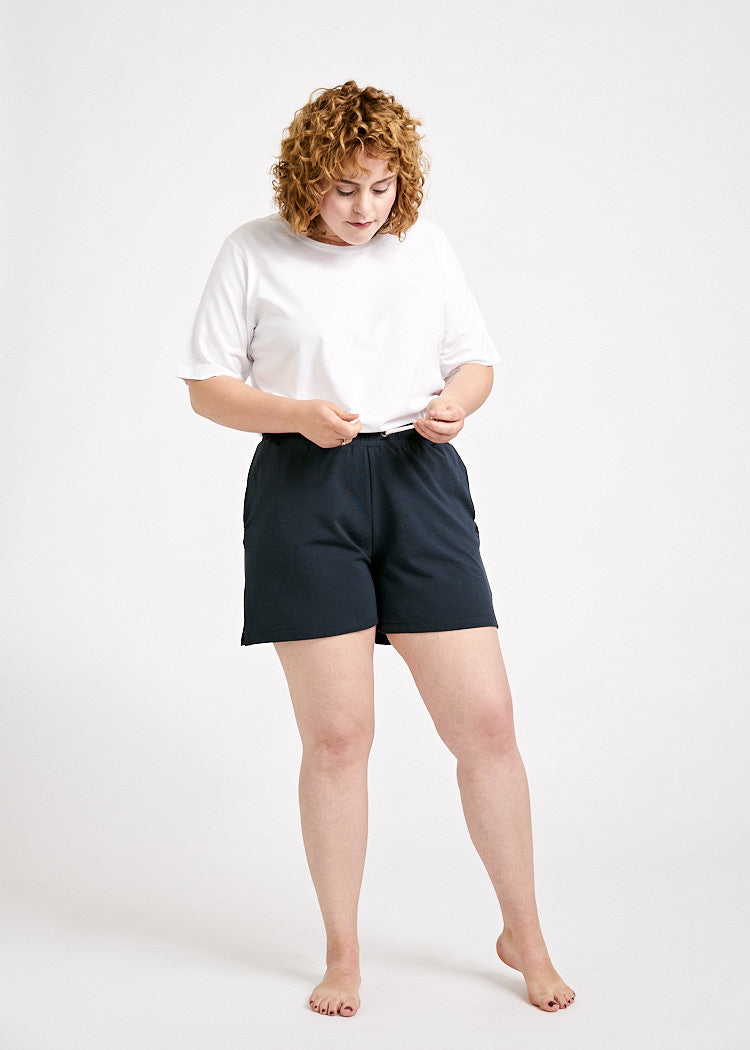Wijld Jersey Shorts Damen Shorts Carbon Lyocell