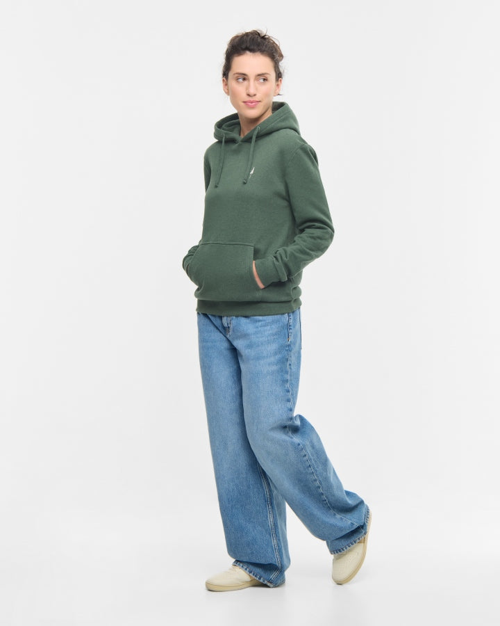 NIKIN TreeHoodie Hoodie Olive Mel Bio-Baumwolle