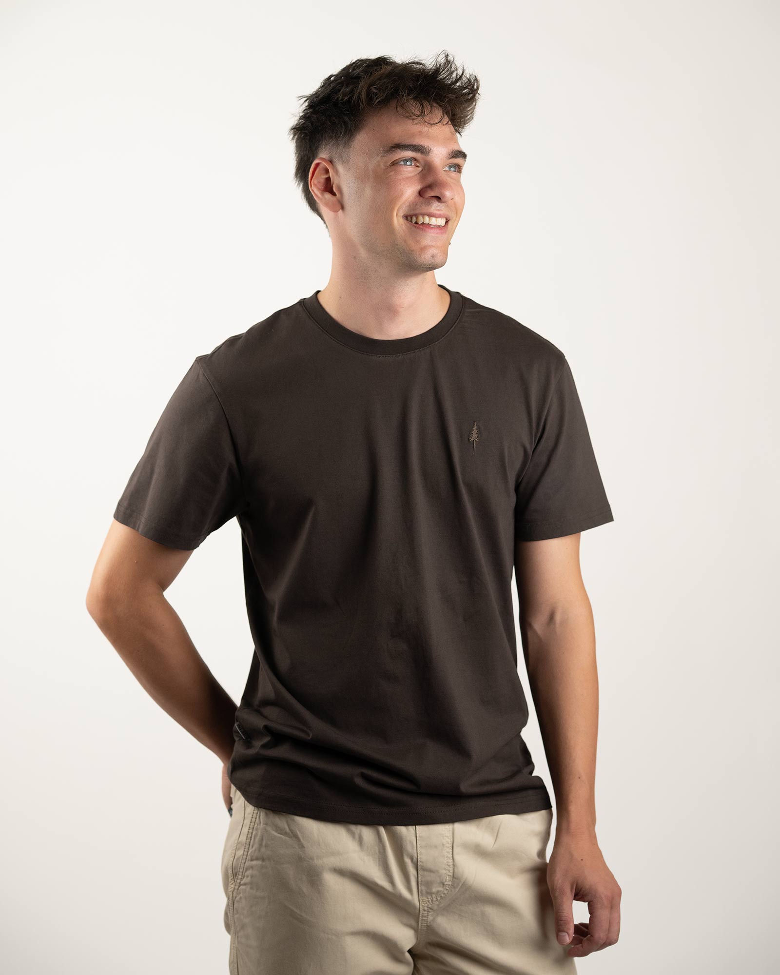 NIKIN TreeShirt Earthy Brown T-Shirt Bio-Baumwolle Braun