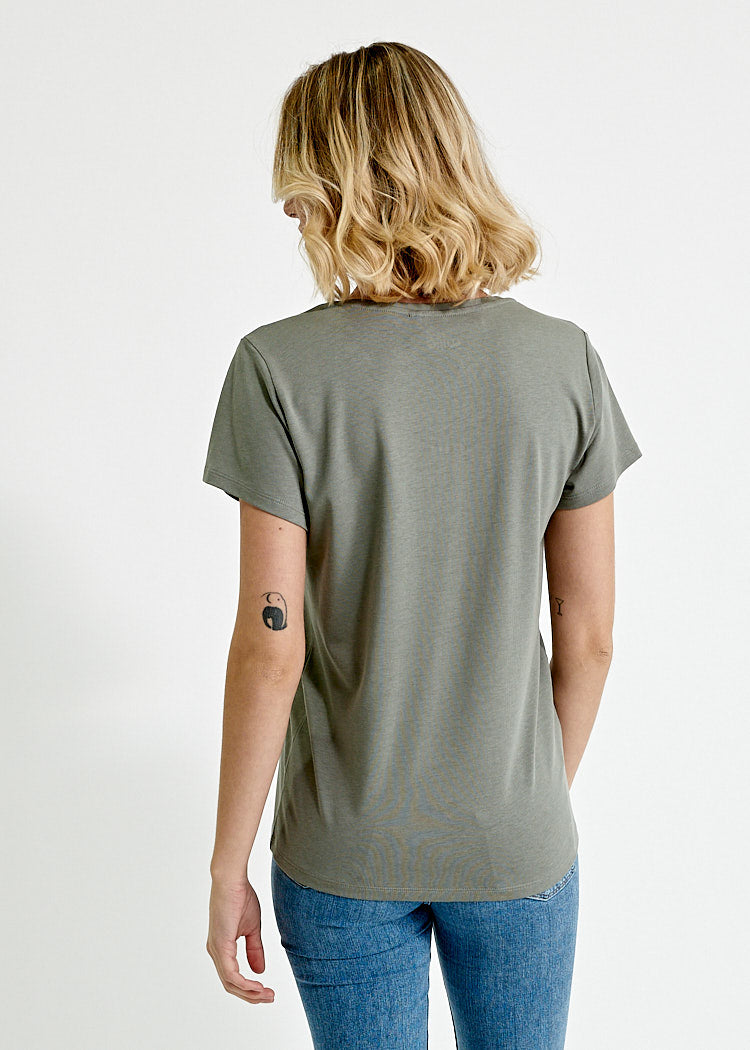 Wijld Woodshirt Sarah Process Damen Shirt Rundhals