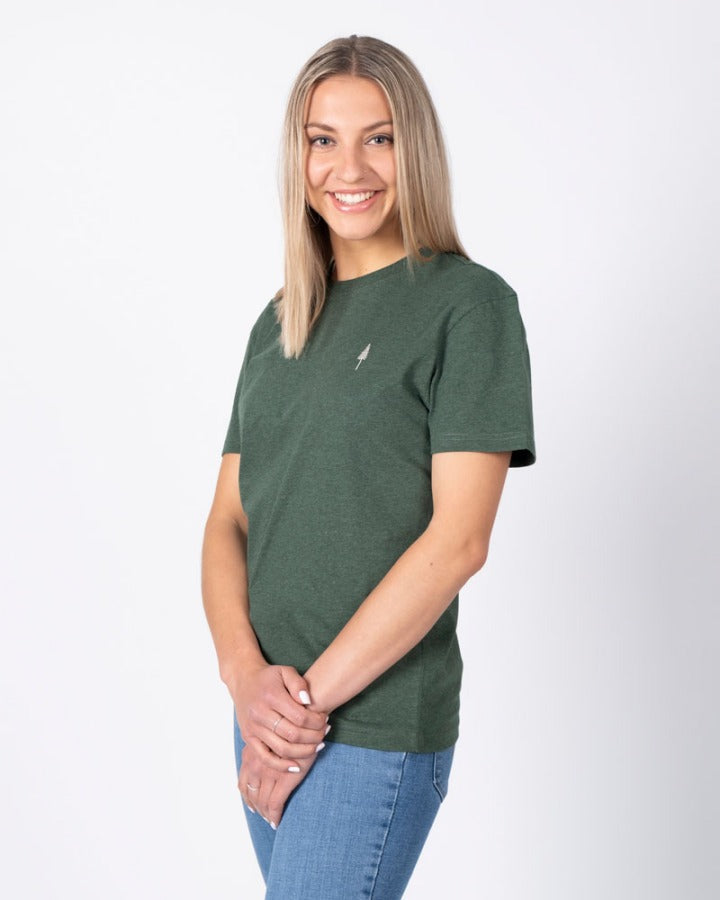 NIKIN TreeShirt Olive Mel T-Shirt Bio-Baumwolle