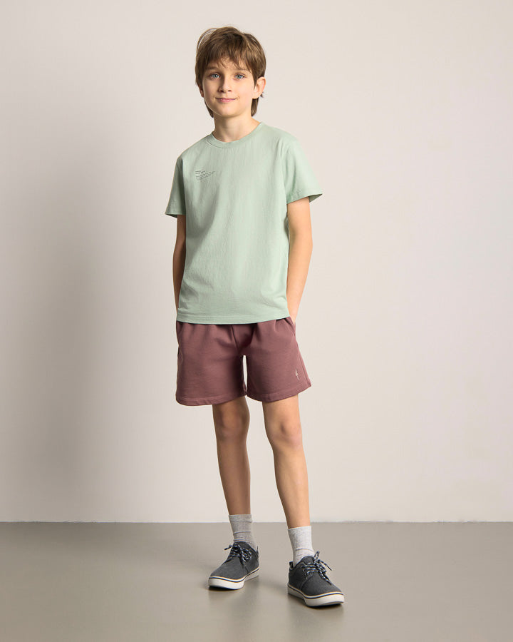 NIKIN TreeShorts Kids Sweatshorts Astrodust Bio-Baumwolle