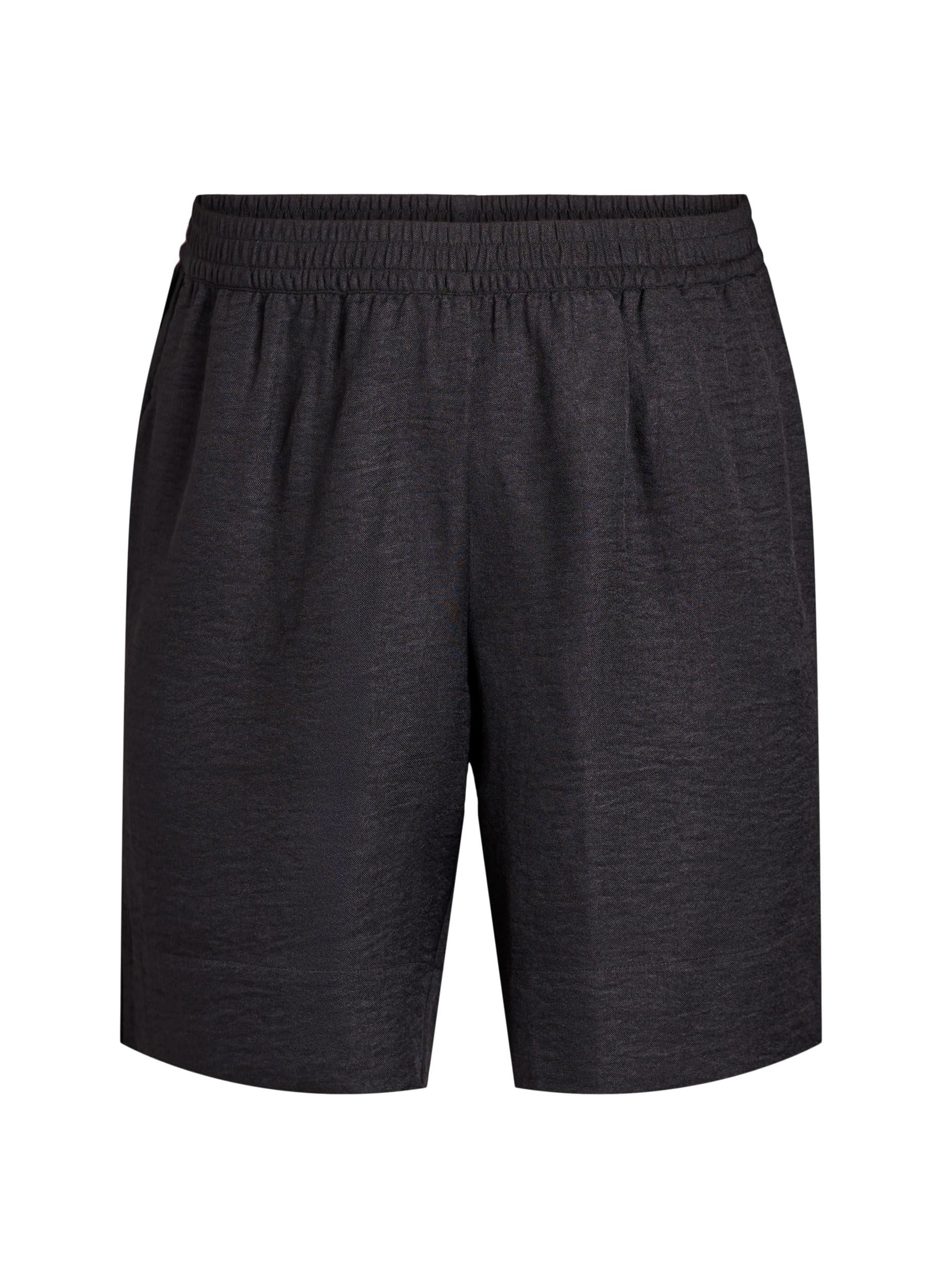 Zizzi Shorts Damen weit hoher Bund Taschen recycelt Gr.42-60