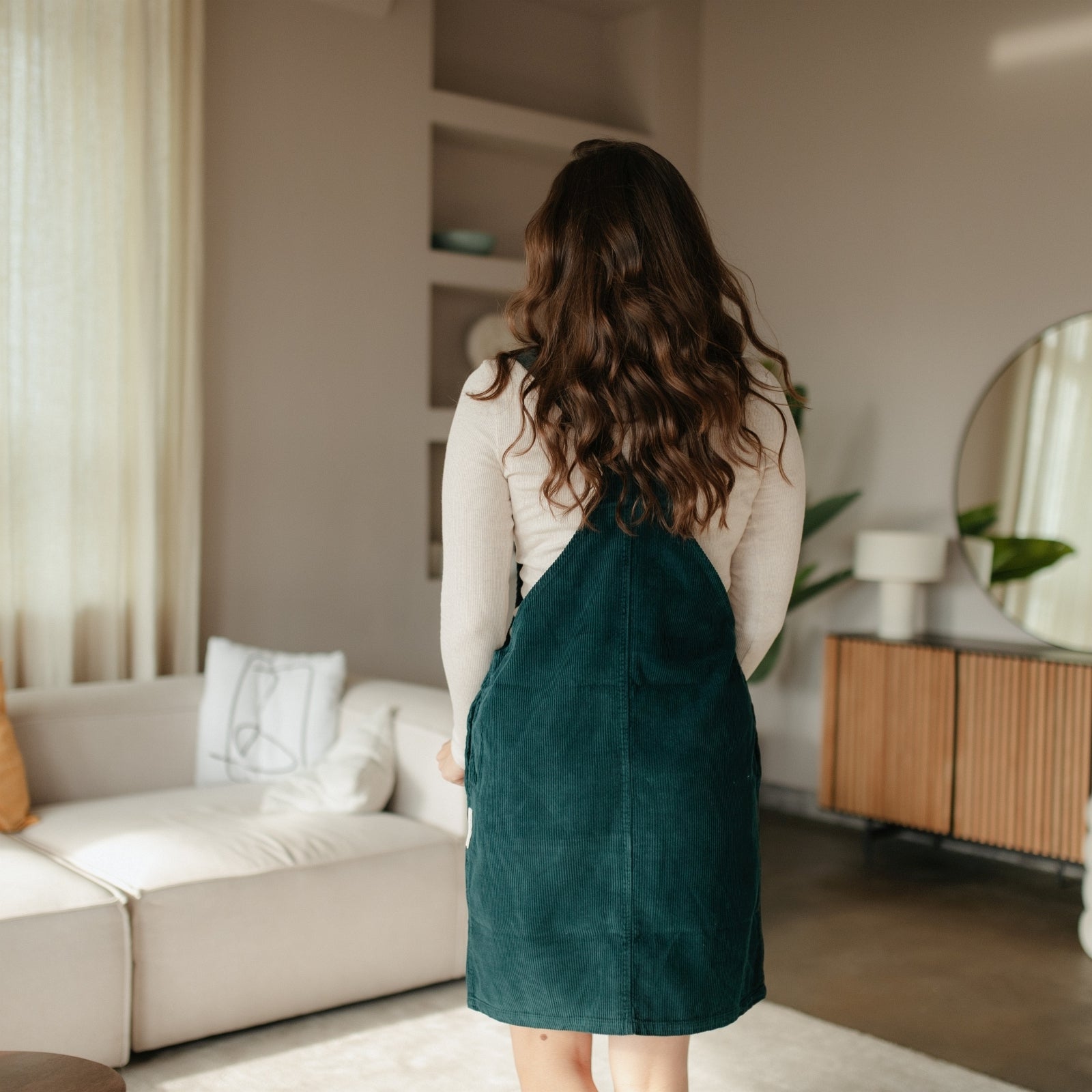 NORDLICHT Mika Cord Latzkleid Damen Bio-Baumwolle