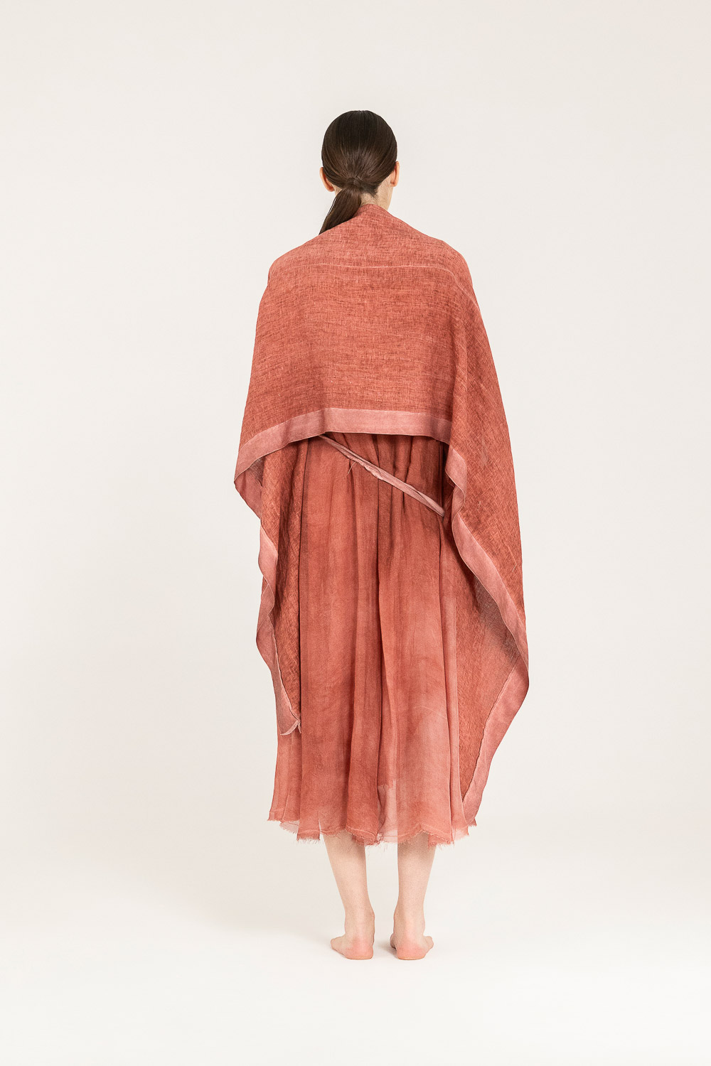 Sanctamuerte Accessori Stola Kimono Schal Leinen
