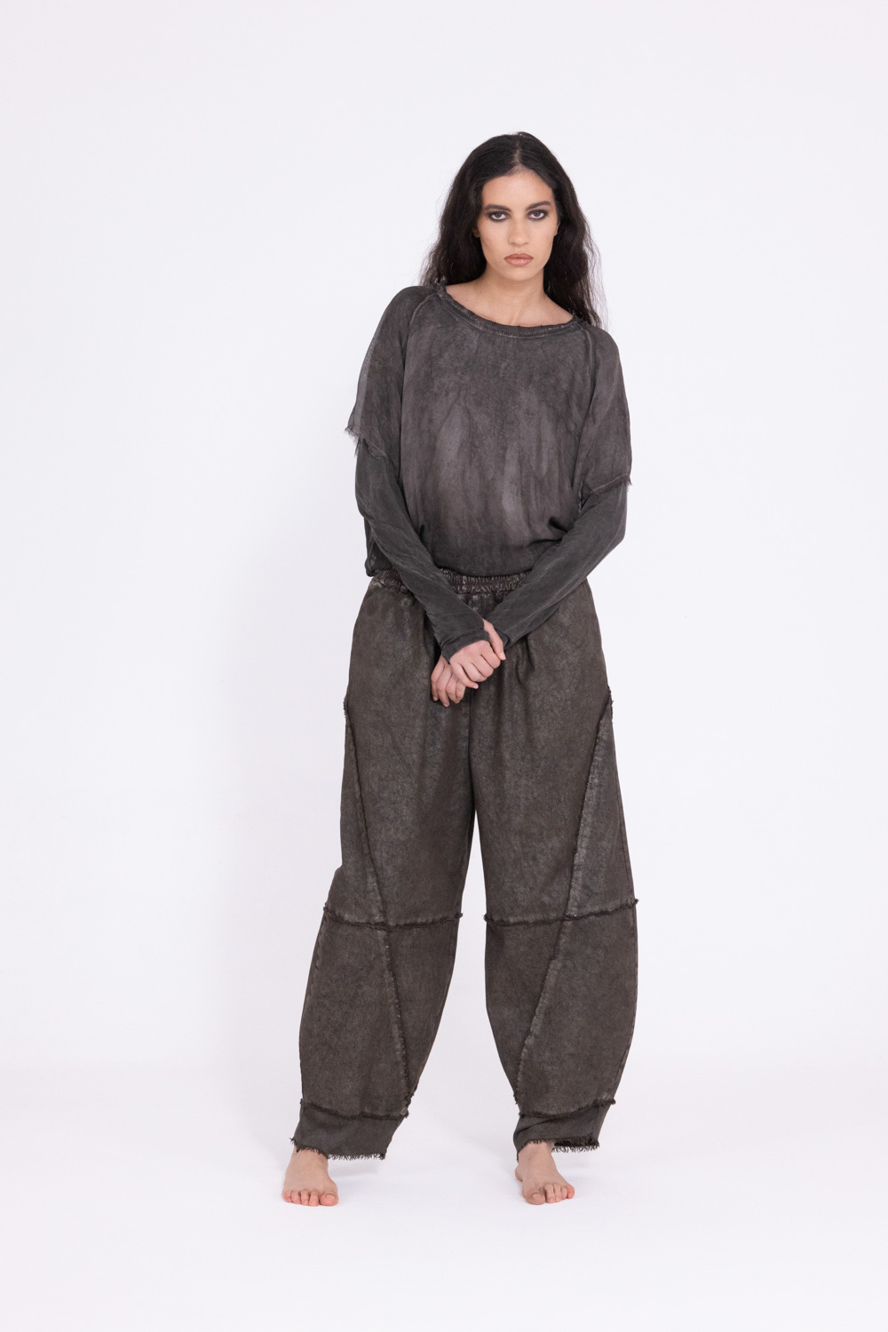Sanctamuerte Pantaloni Pantalone Cargo Hose Baumwolle