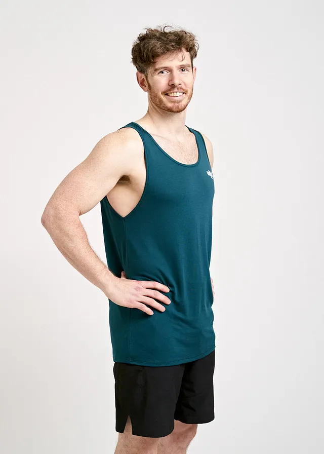 Wijld Sport Tank Top Petrol Herren Trägershirt atmungsaktiv