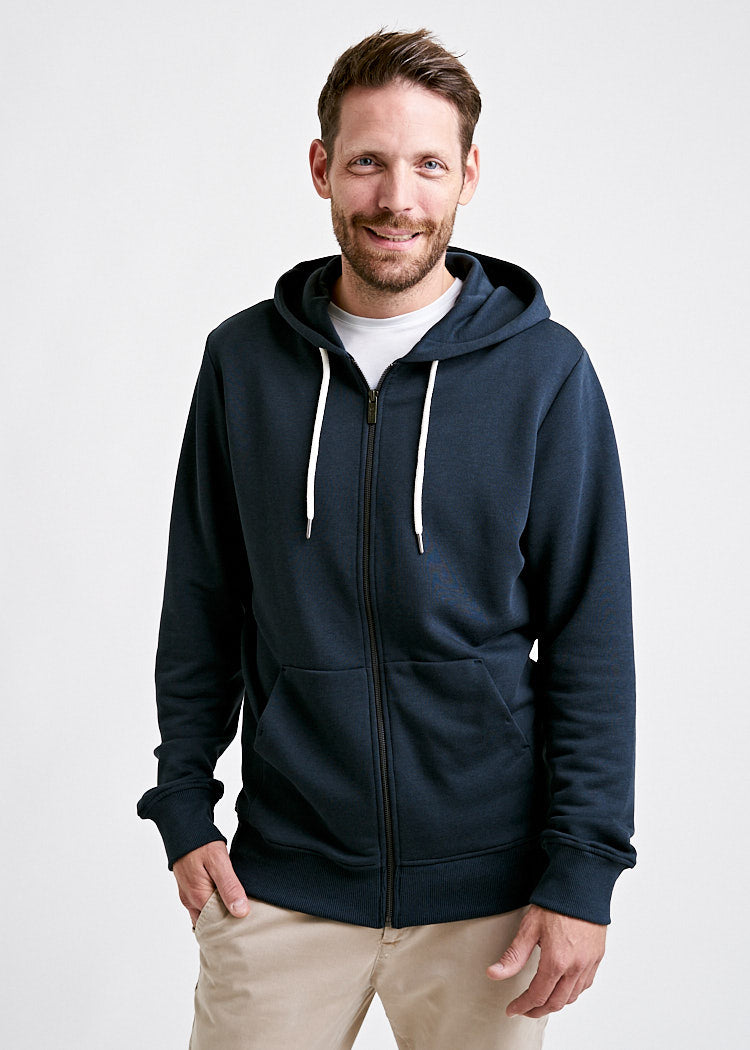 Wijld Carbon Herren Sweatjacke Holz Kapuze