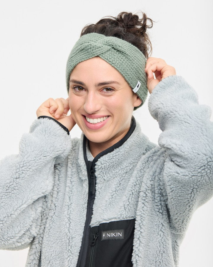 NIKIN TreeHeadband Knitted Twist Stirnband Cool Matcha