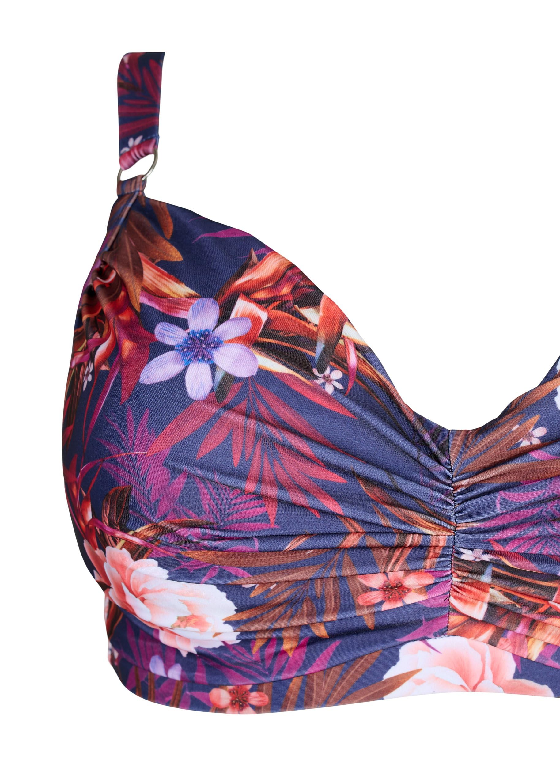 Swim by Zizzi Bikini BH Print Bügel Große Größen