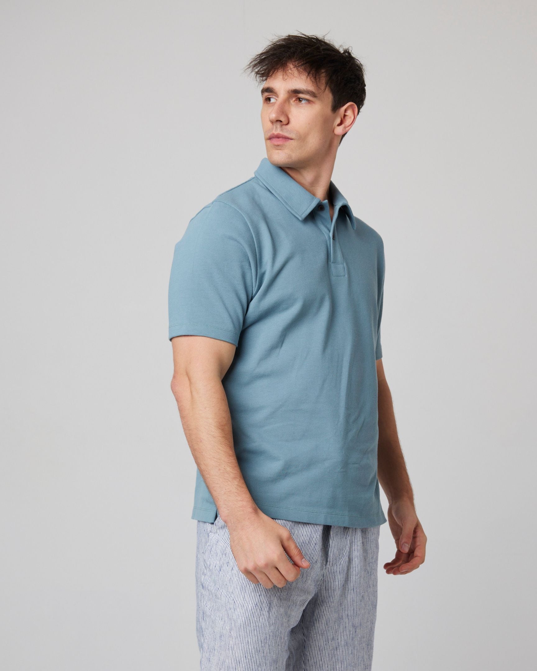Peregrine Hayle Polo Herren Ocean S Baumwolle