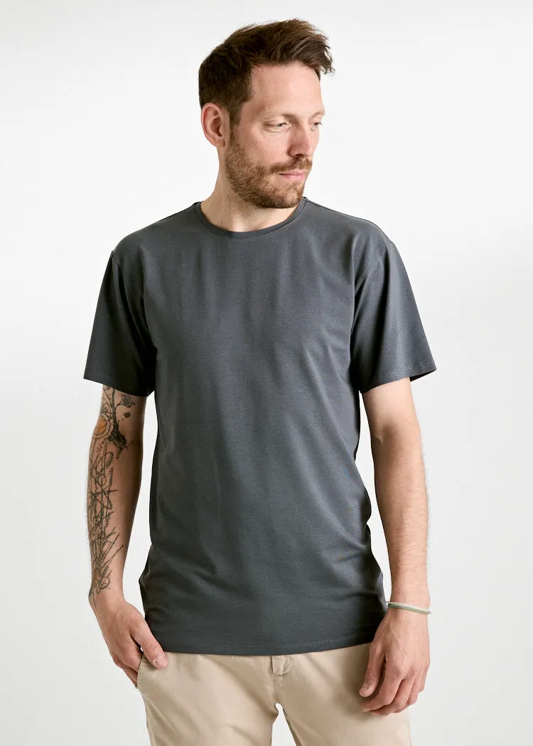 Wijld Timo Woodshirt Herren T-Shirt Dark Gray atmungsaktiv