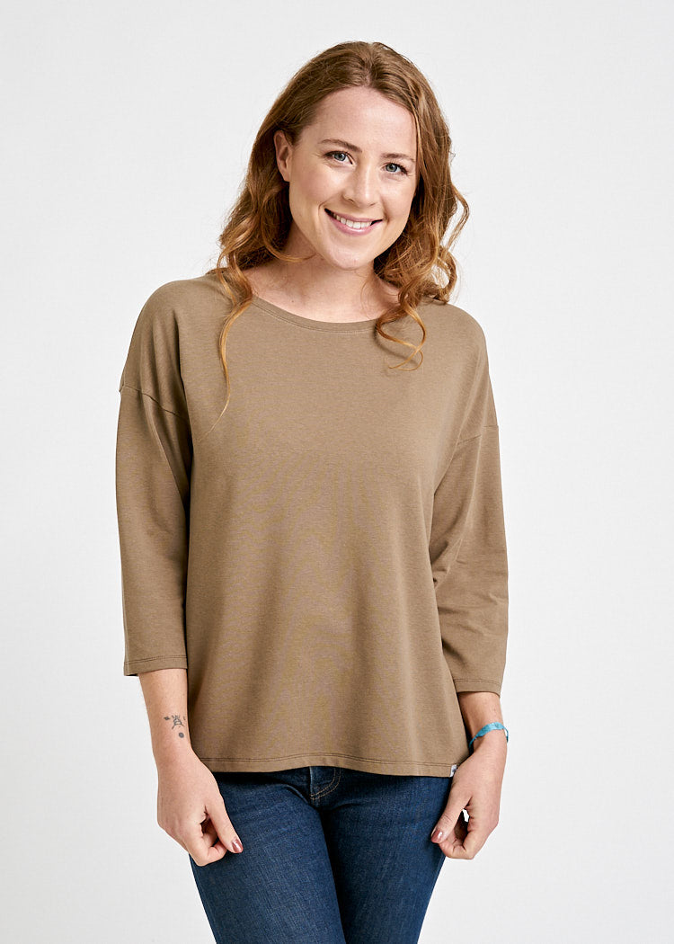 Wijld Shiitake Damen Langarmshirt 3/4-Arm Lyocell