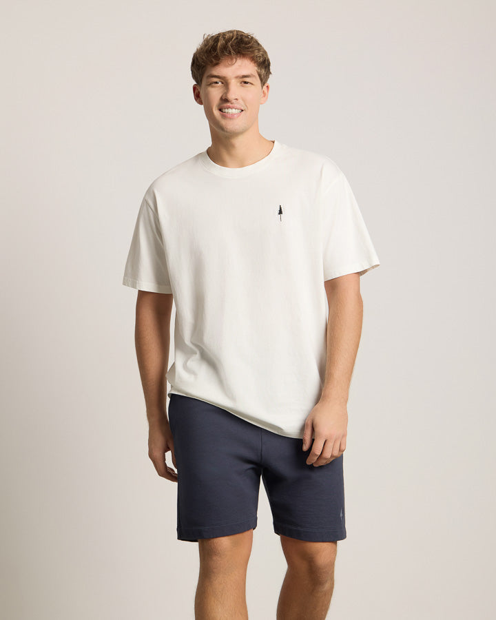 NIKIN TreeShirt Nature Calls Relaxed T-Shirt White Bio-Baumwolle