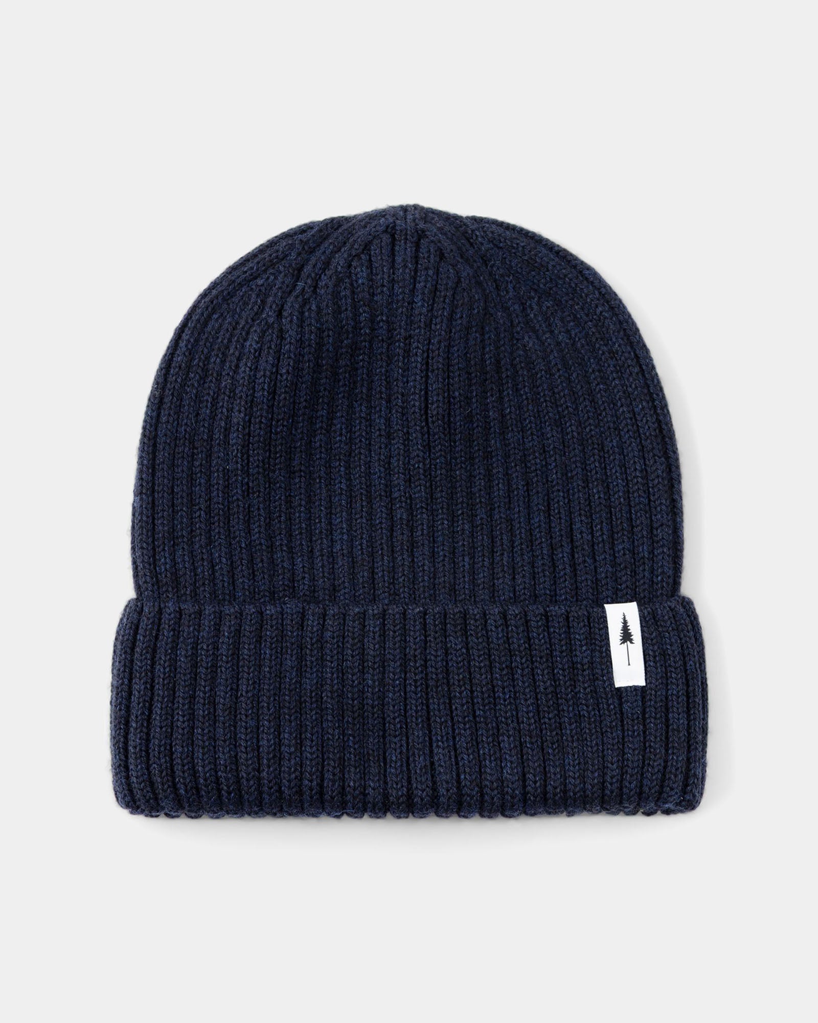 NIKIN Treeanie Merino Beanie Navy Mütze 100% Merinowolle