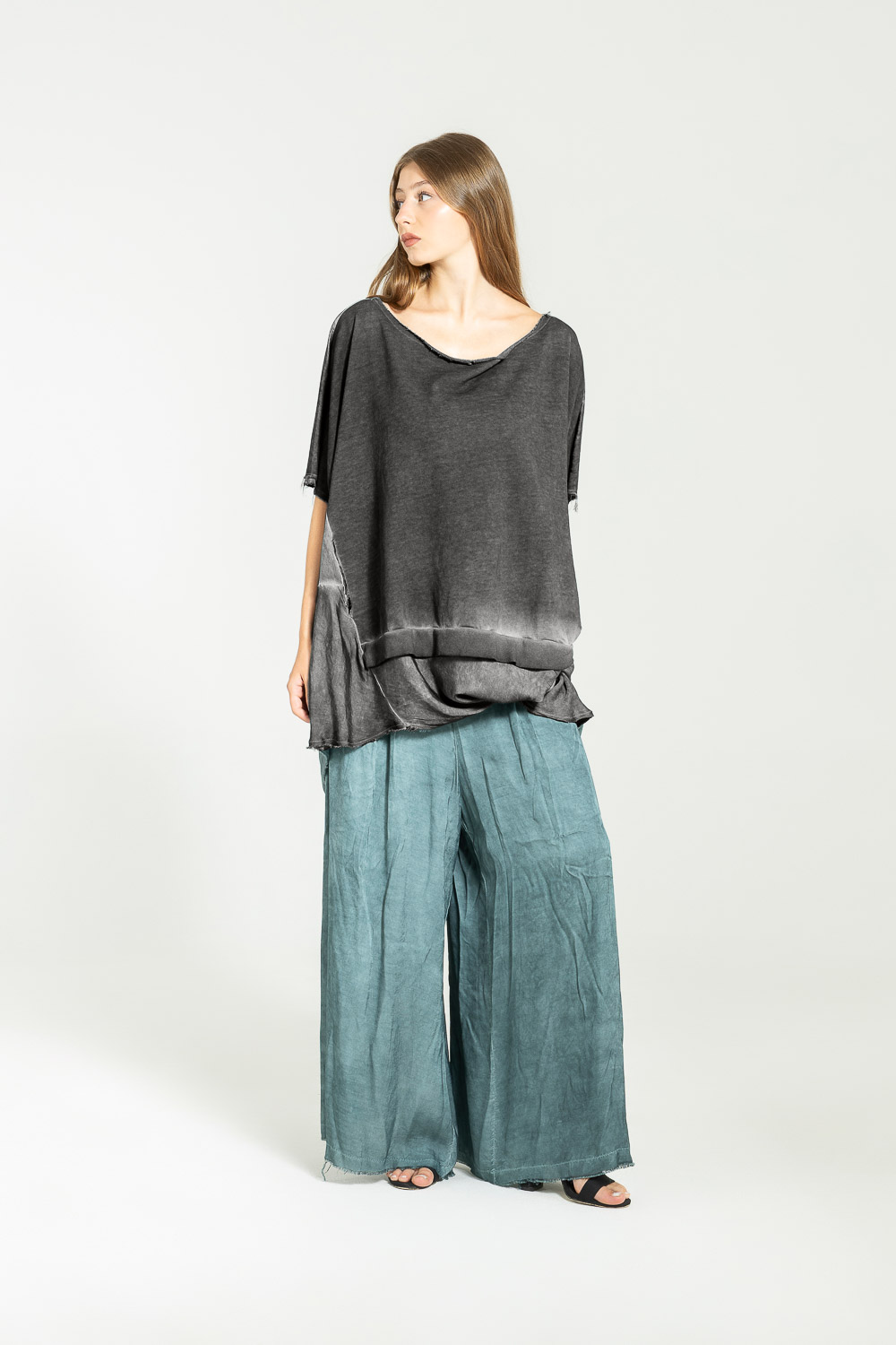 Sanctamuerte Maglieria Maglia Over Sweatshirt Baumwolle Oversize