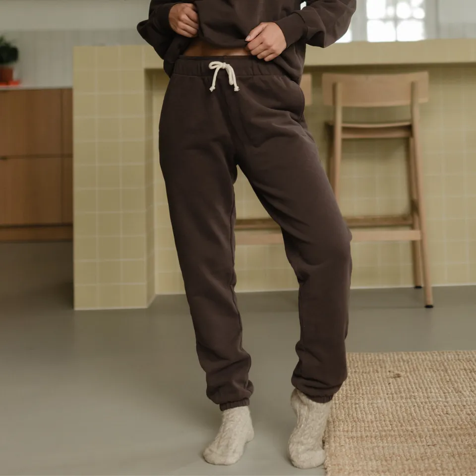NORDLICHT Nova Sweatpants Braun Recycling-Baumwolle