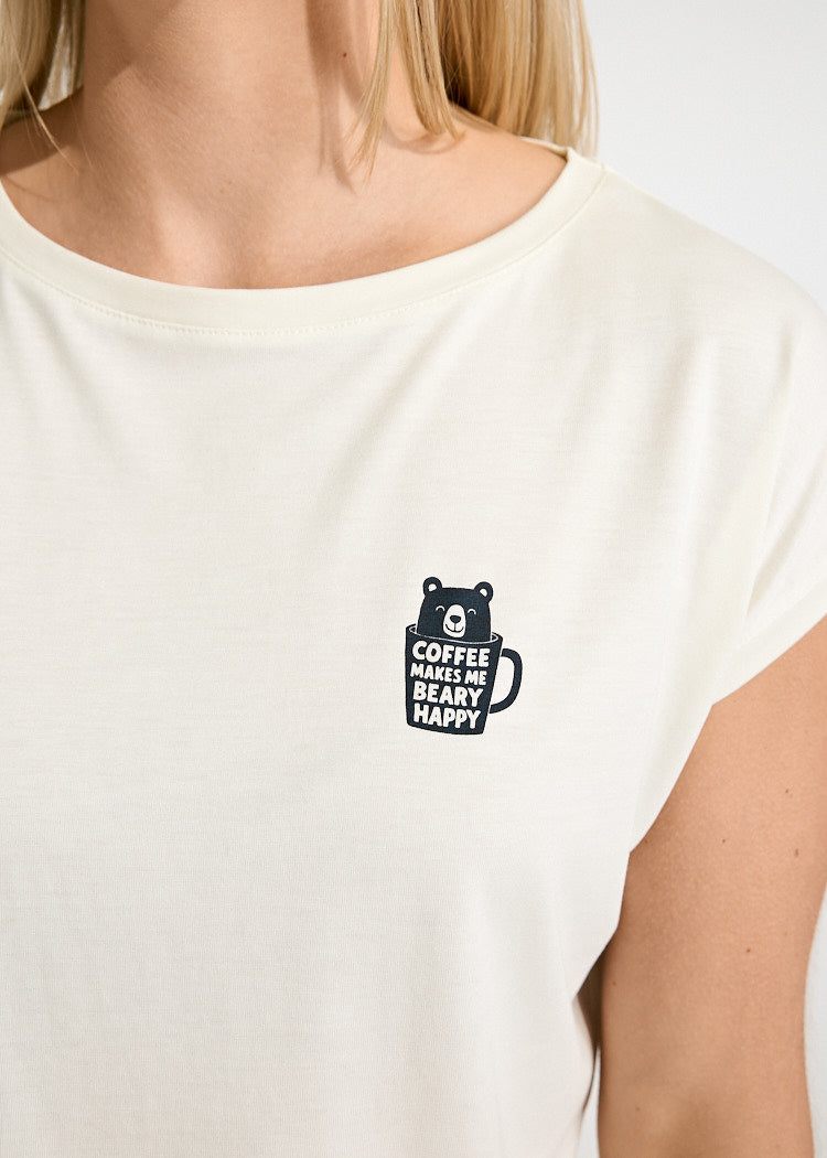 Wijld Elena Coffee Bear Woodshirt Damen Braun