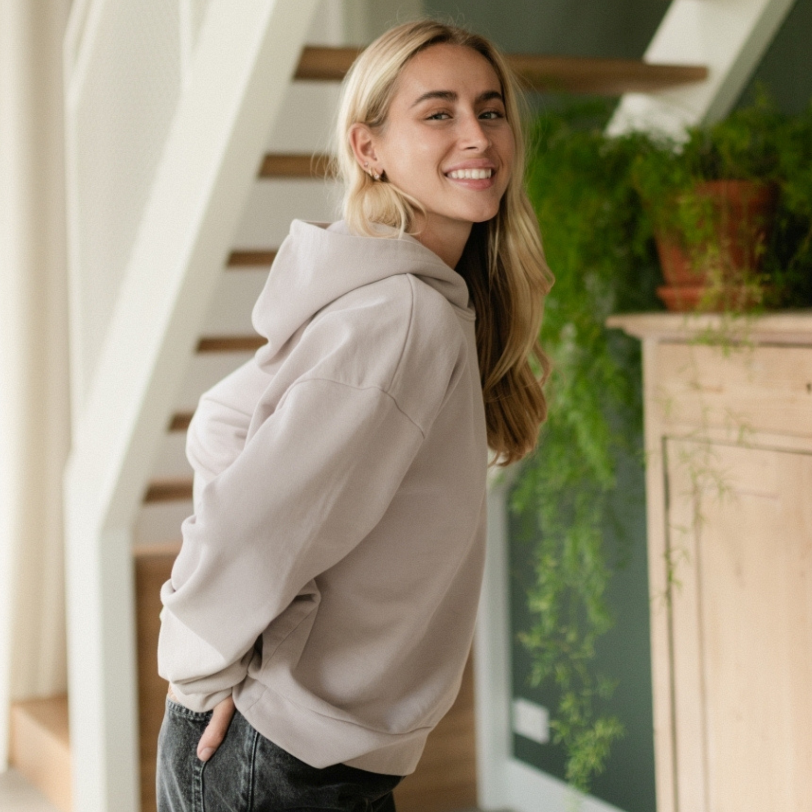Nordlicht Nissa Hoodie Pullover Braun Bio-Baumwolle