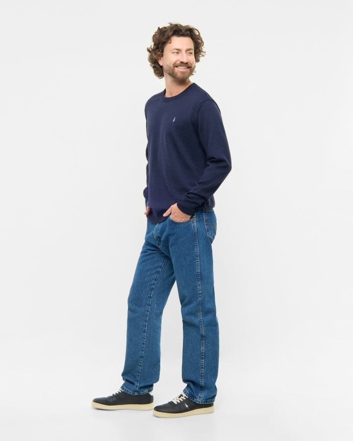 NIKIN TreePullover Merino Pullover Dark Navy Wolle