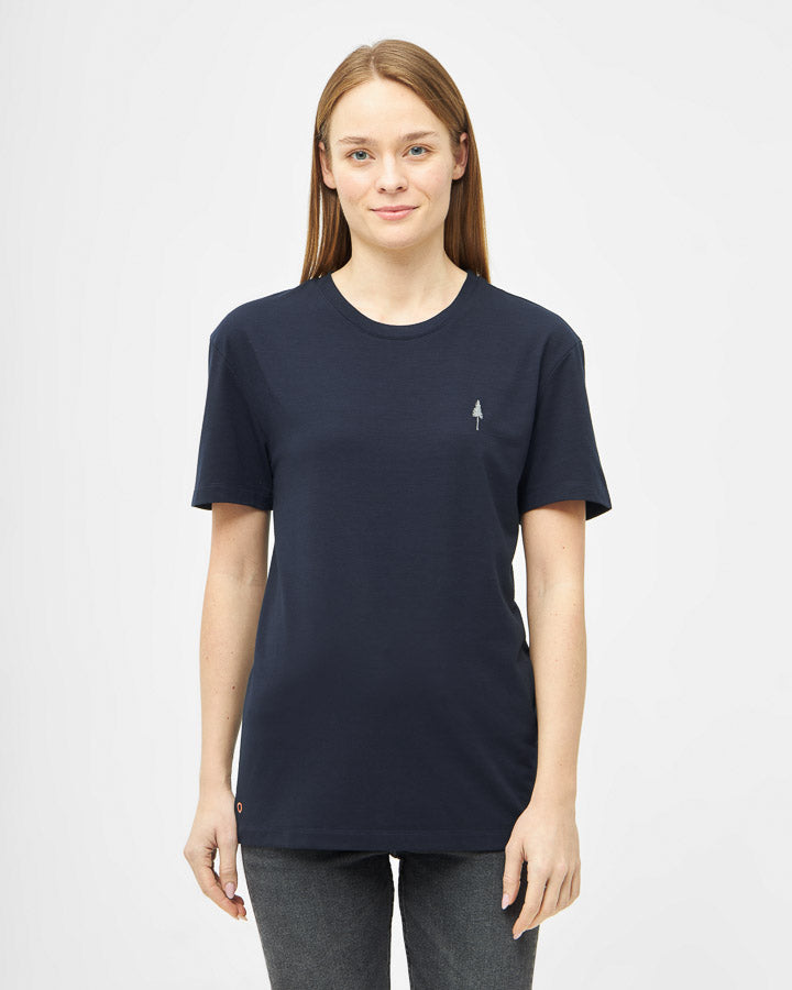 NIKIN TreeShirt Circular T-Shirt Dark Navy naNea
