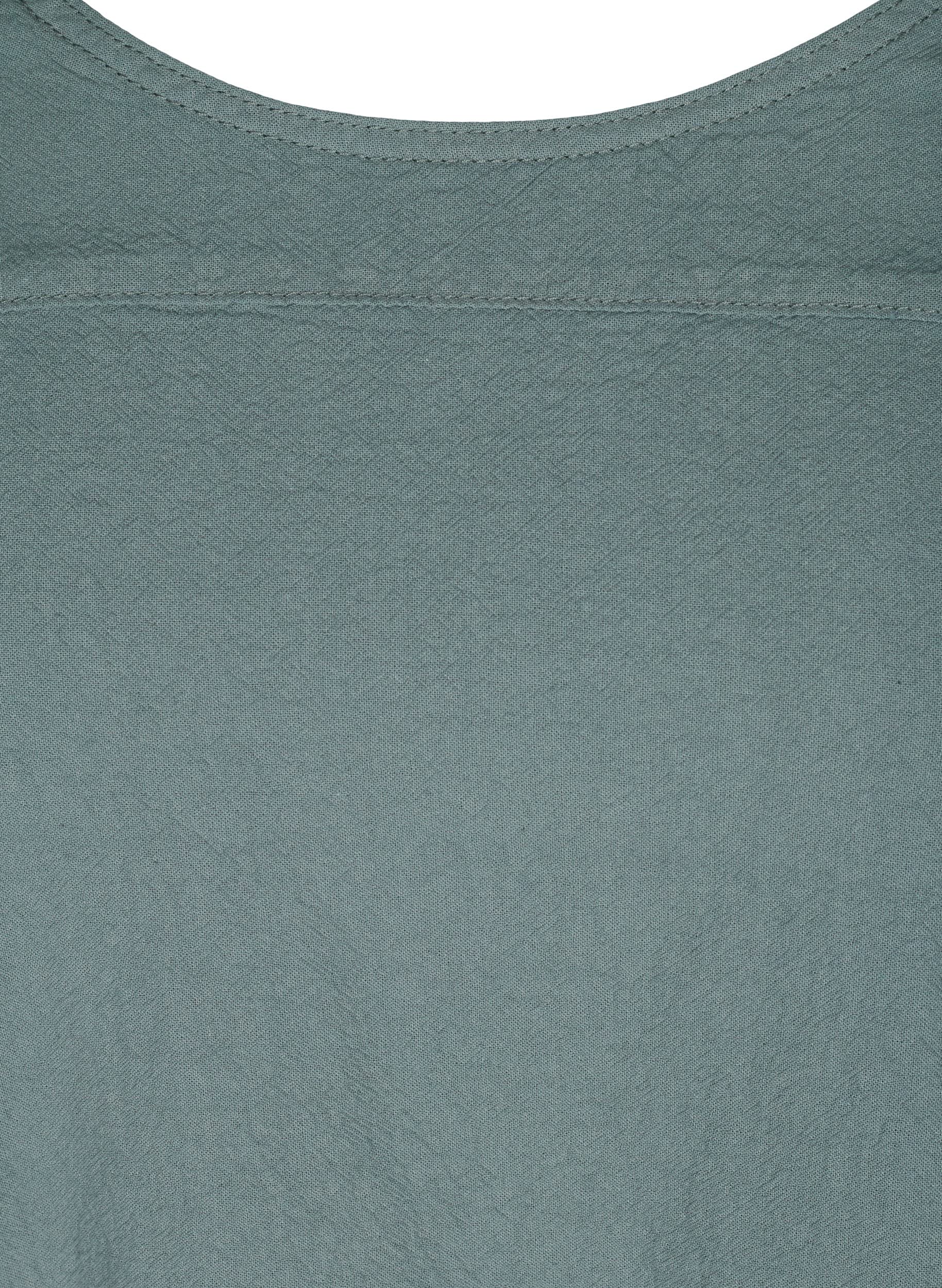 ZIZZI Dresses Baumwollkleid Kurzarm 50-52 Schwarz Baumwolle