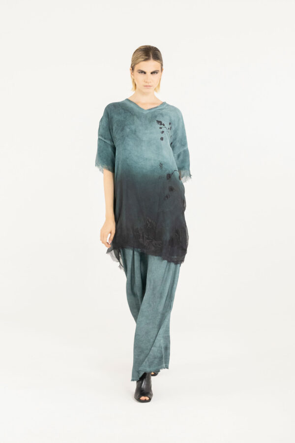 Sanctamuerte T-Shirt Tshirt Dress Kleid Viskose-Seide