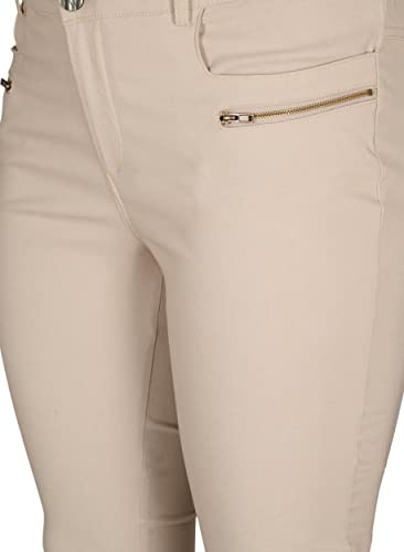 Zizzi Caprihose 3/4 enganliegend Viskose Große Größen