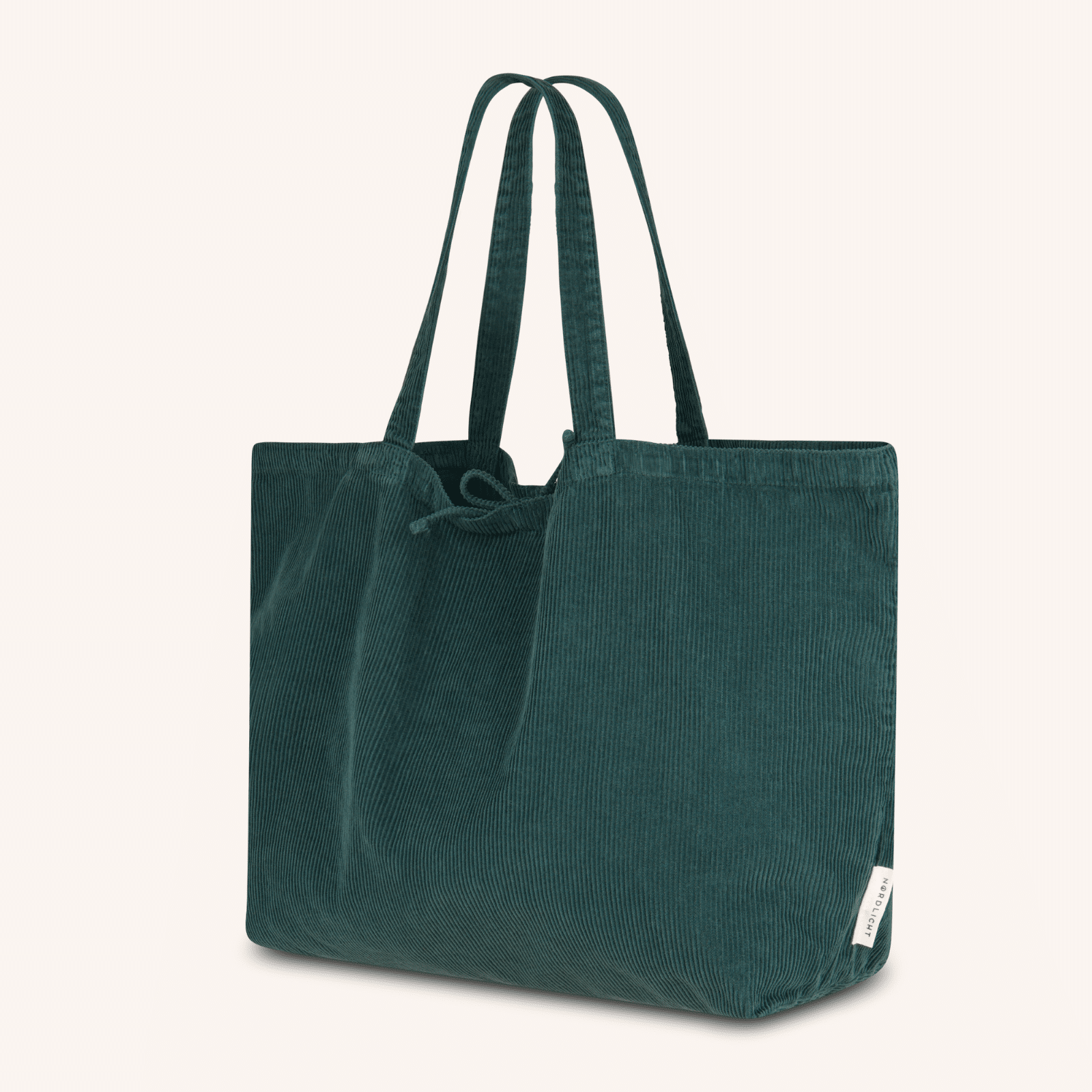 Nordlicht Mari Cordtasche Waldgrün Bio-Baumwolle