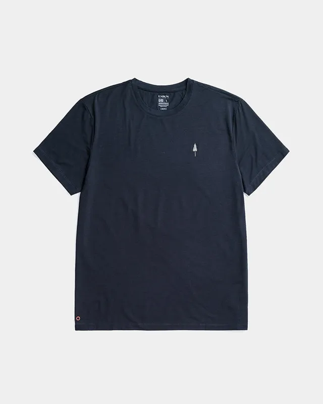 NIKIN TreeShirt Circular T-Shirt Dark Navy naNea