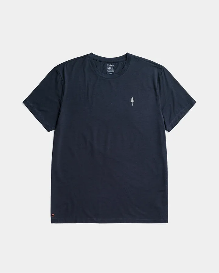 NIKIN TreeShirt Circular T-Shirt Dark Navy naNea