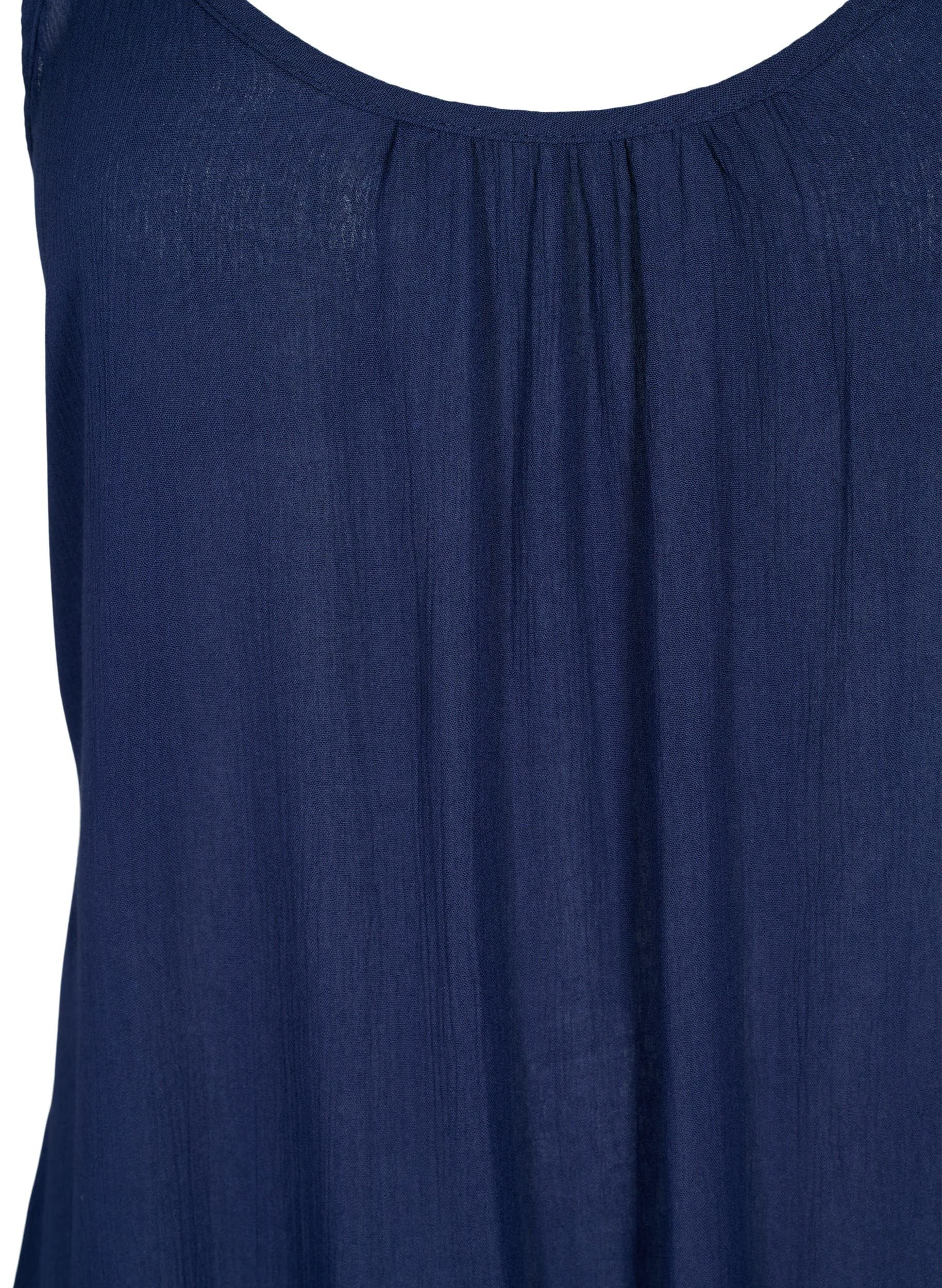 Zizzi Dresses Midikleid Viskose Träger Ecovero A-Linie