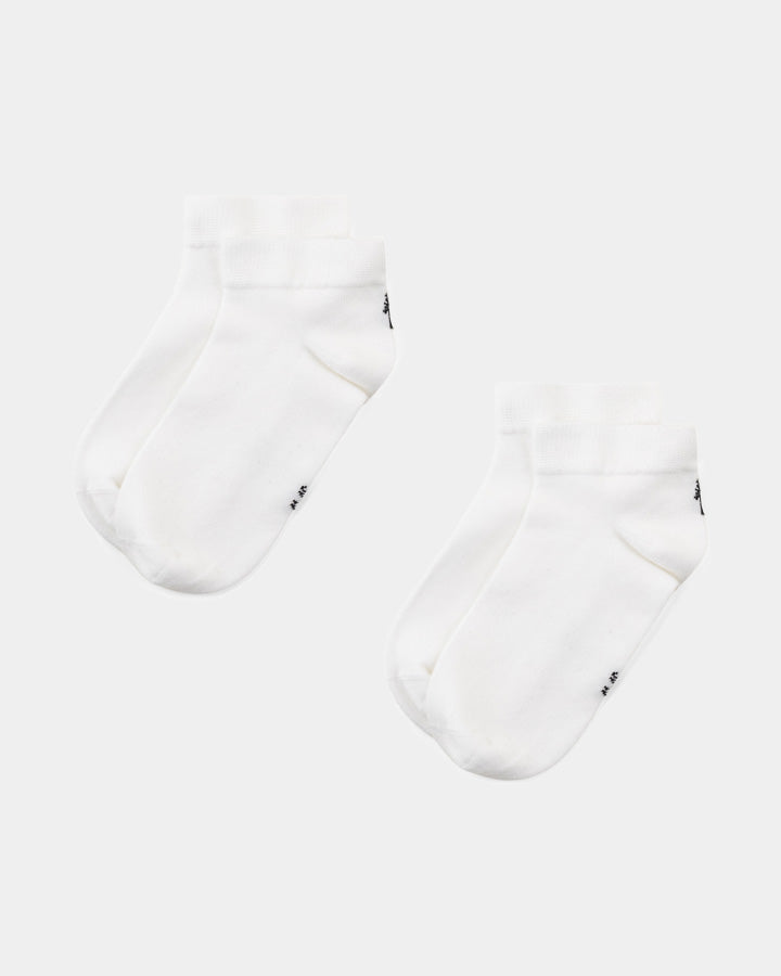 NIKIN TreeSocks Short Heel Sneakersocken Snow White
