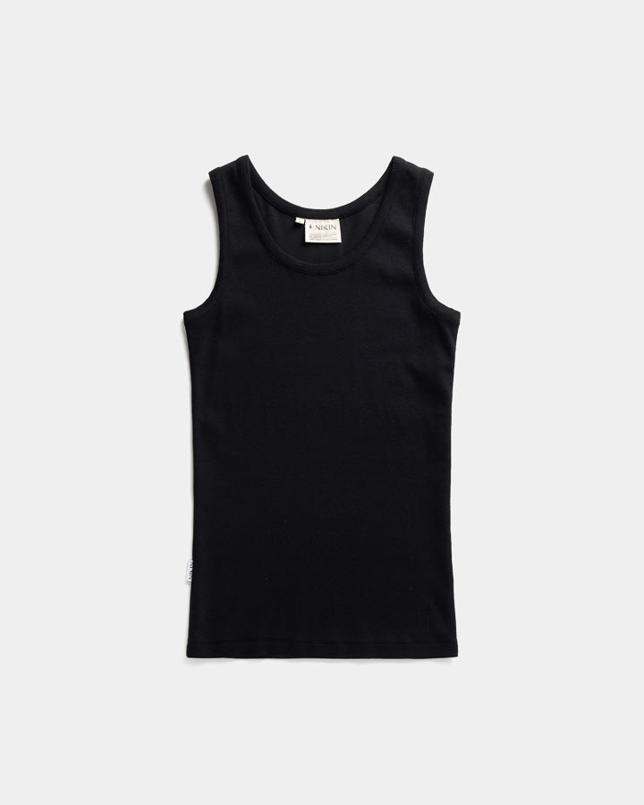 NIKIN TreeTop Women Top Schwarz Slim Fit Rib