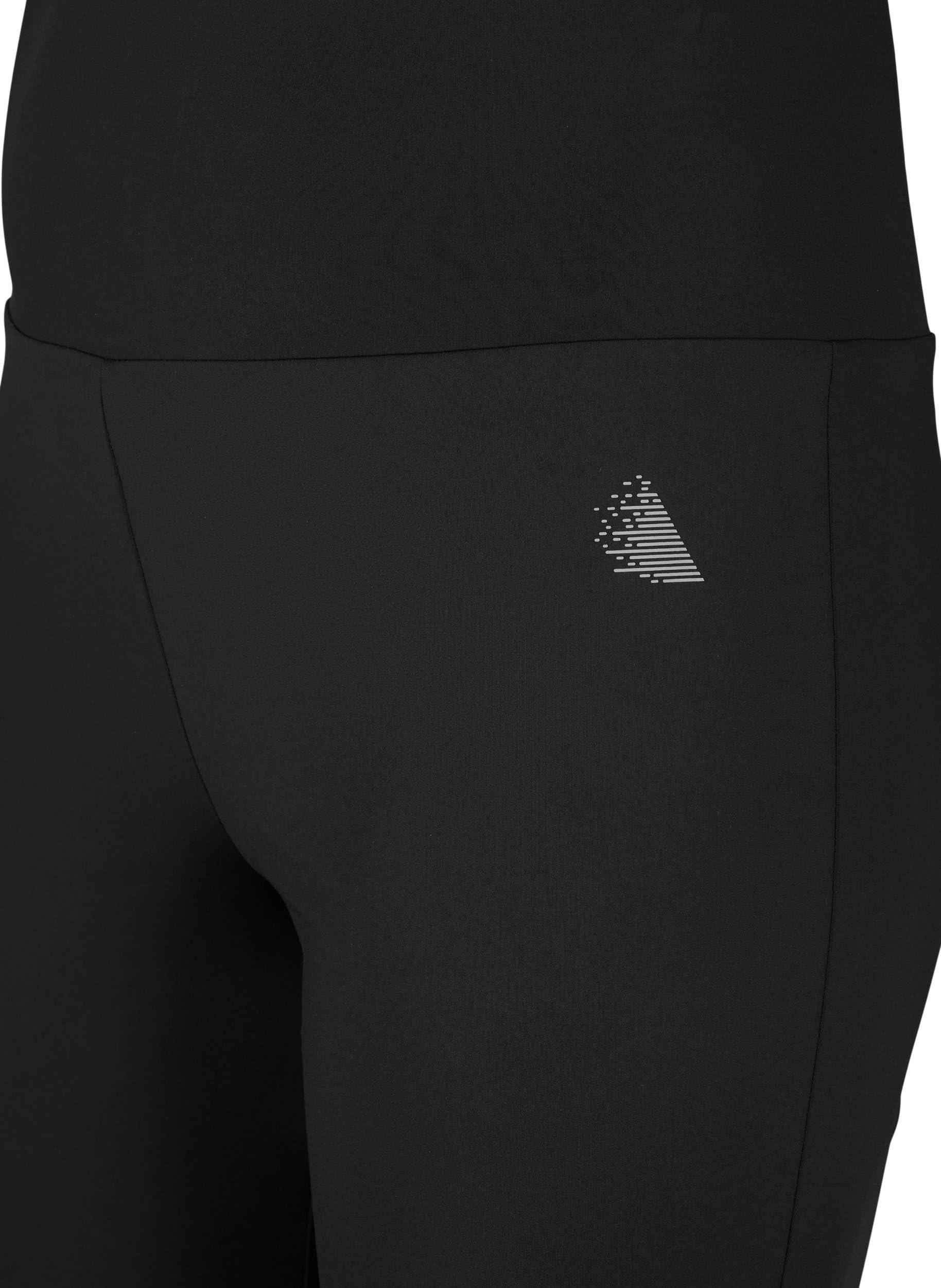 Zizzi Activewear Trainingshose ausgestelltes Bein hohe Taille