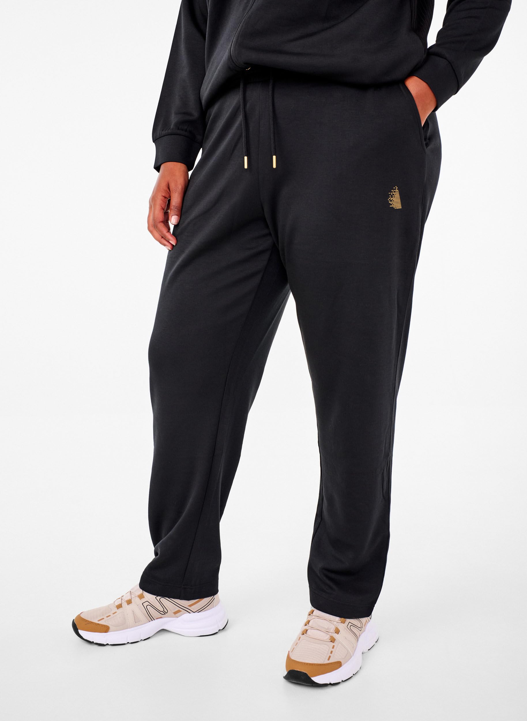 Zizzi Activewear Sweathose Modal Kordelzug Taschen