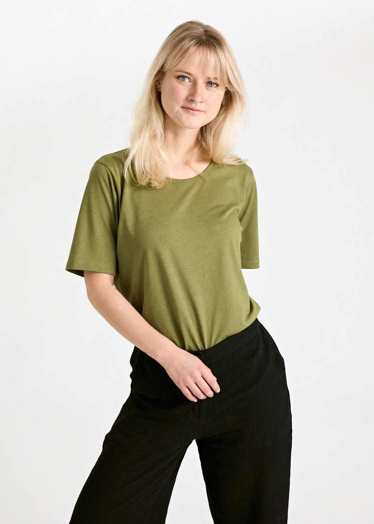 Wijld WoodShirt Tilda Sphagnum Damen Shirt Slim