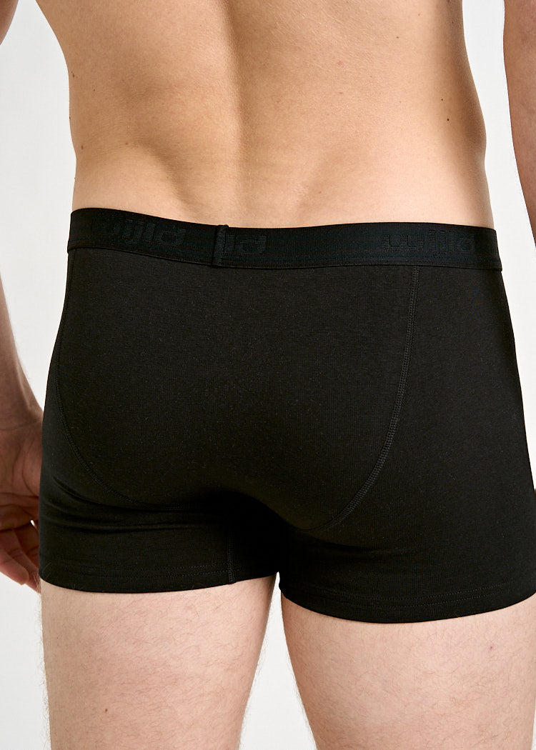 Wijld Manny Herren Boxershorts Schwarz Lyocell