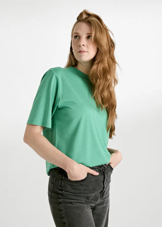 Wijld WoodShirt Tara Damen T-Shirt Winter Green Lyocell
