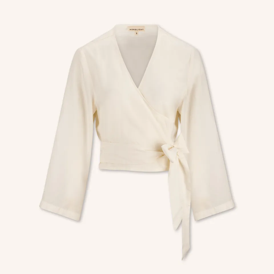 Nordlicht Joena Wickelbluse Tencel Taillenschnitt