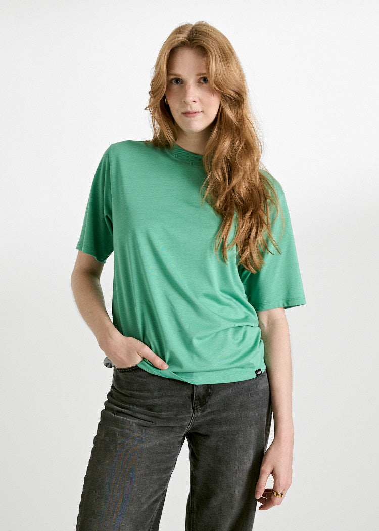 Wijld WoodShirt Tara Damen T-Shirt Winter Green Lyocell