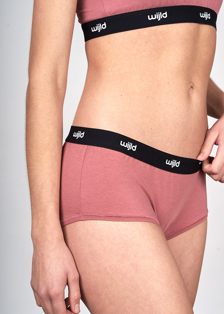 Wijld Hipster Rosewood Damen Slip Lyocell Elasthan