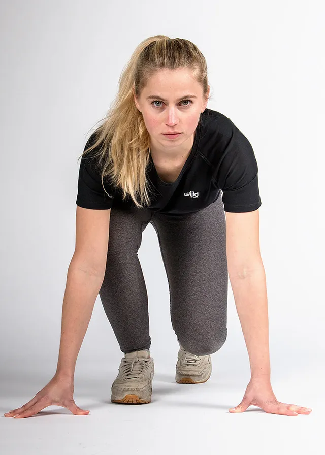 Wijld SportShirt Damen schwarz atmungsaktiv Lyocell