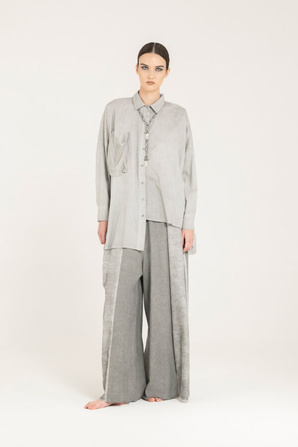 Sanctamuerte Camicie Camicia Boxy Bluse Viskose Seide