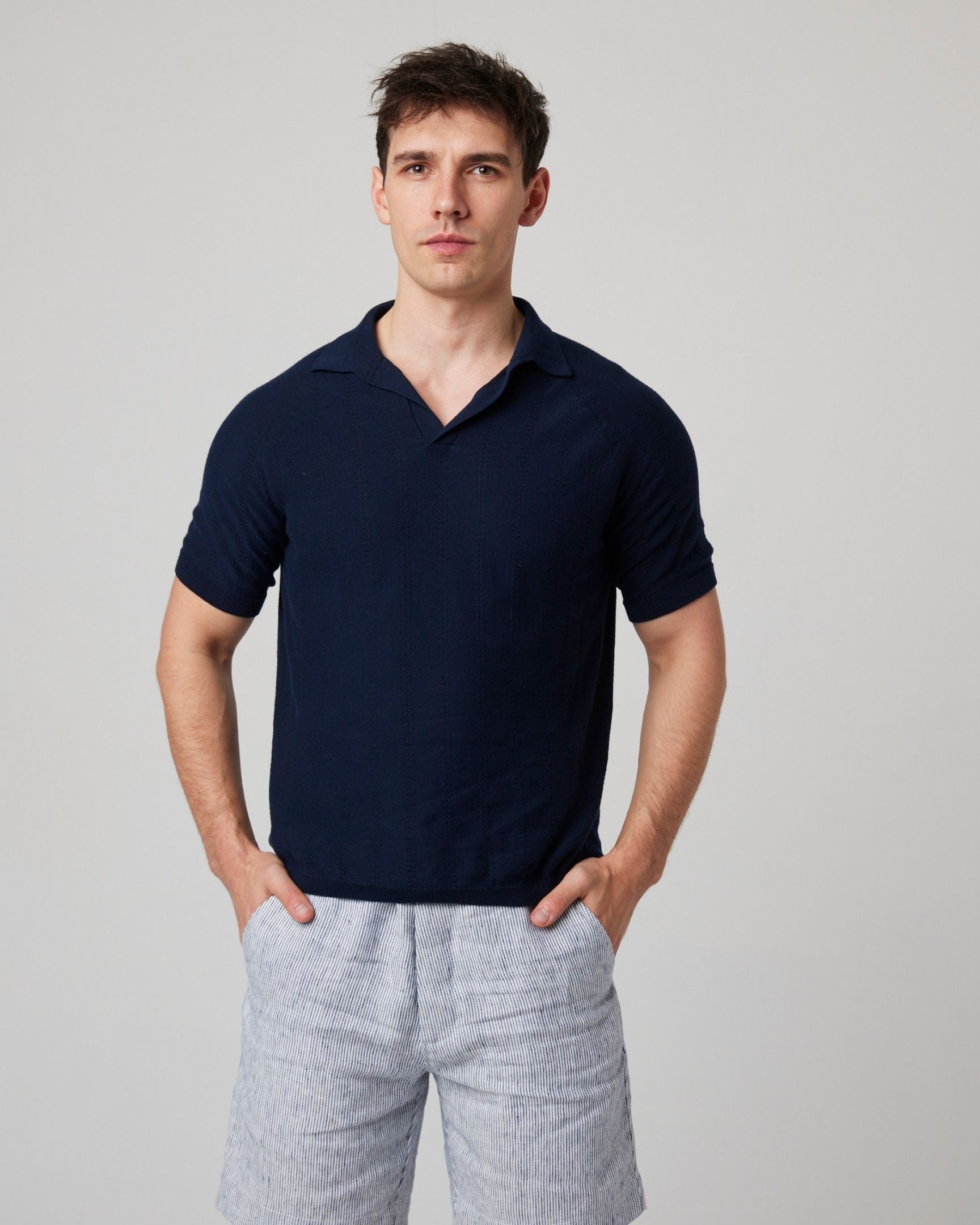 Peregrine Alma Polo Shirt Weiß Baumwolle