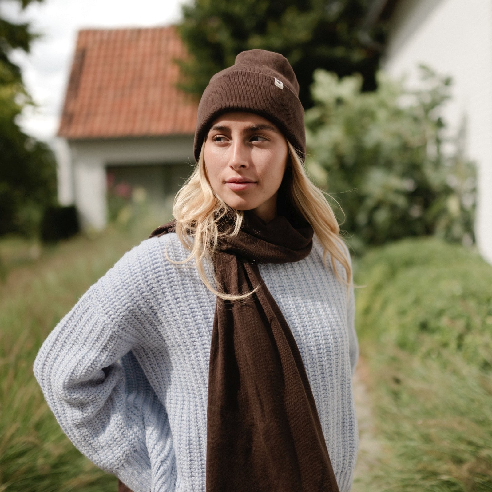 NORDLICHT Thea Jori Schal Mütze Set Feinstrick