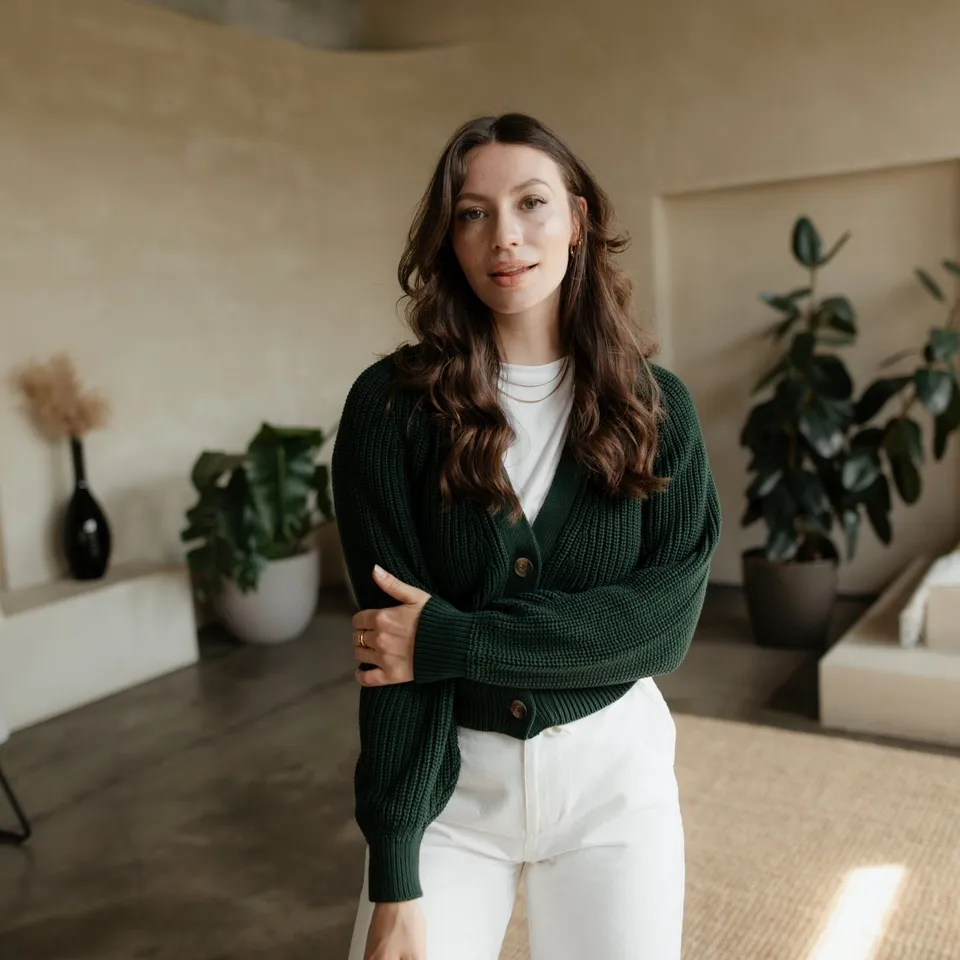 Nordlicht Marla Strickjacke Grobstrick Bio-Baumwolle