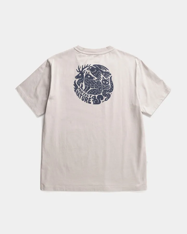 NIKIN TreeShirt Protect Nature T-Shirt Morning Clay Relaxed
