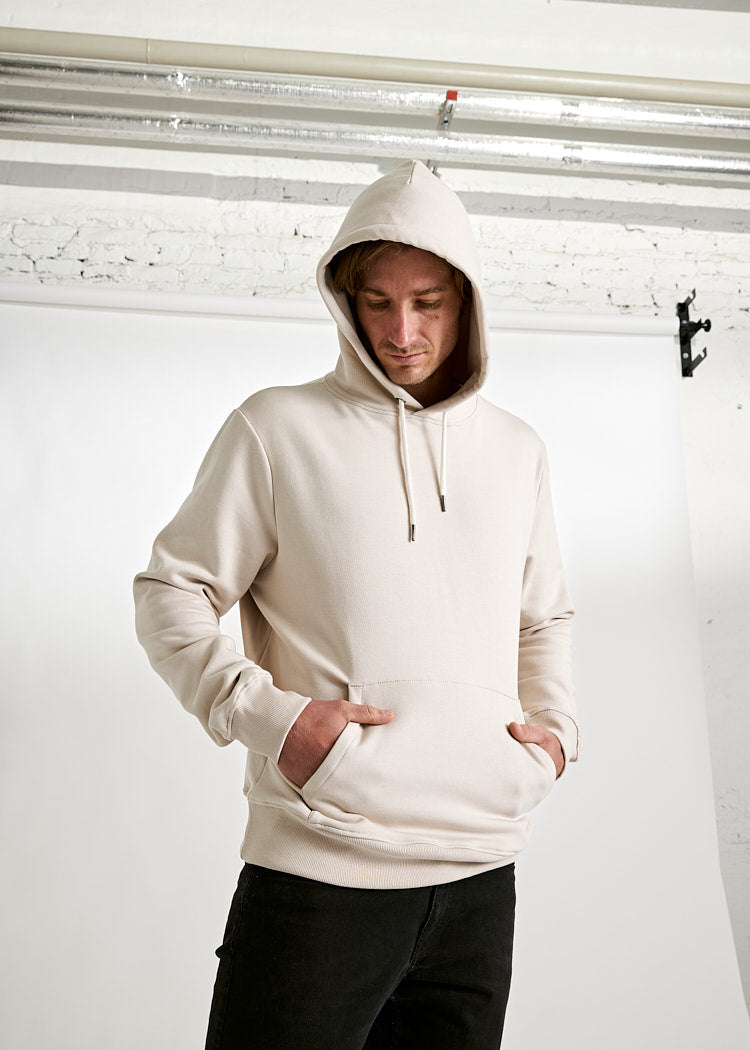 Wijld Hoodie Andy Herren Kapuzenpulli Pumice Stone