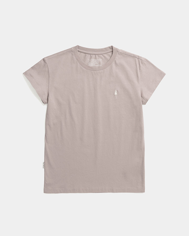 NIKIN TreeShirt Women T-Shirt Taupe Bio-Baumwolle